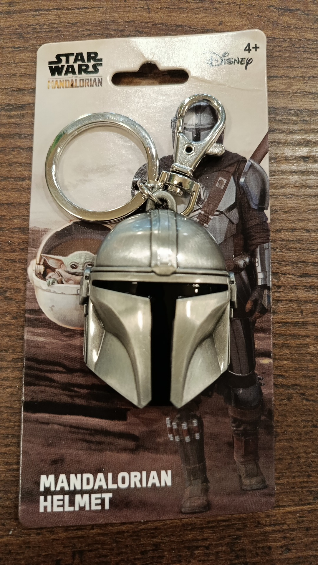 Star Wars - Llavero metálico casco de Mandaloriano